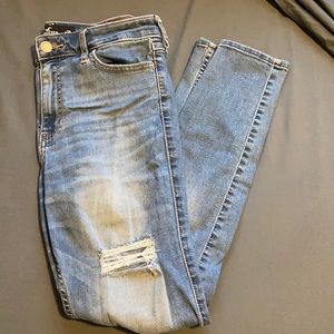 Hollister High Rise Super Skinny Crop Jean Jegging